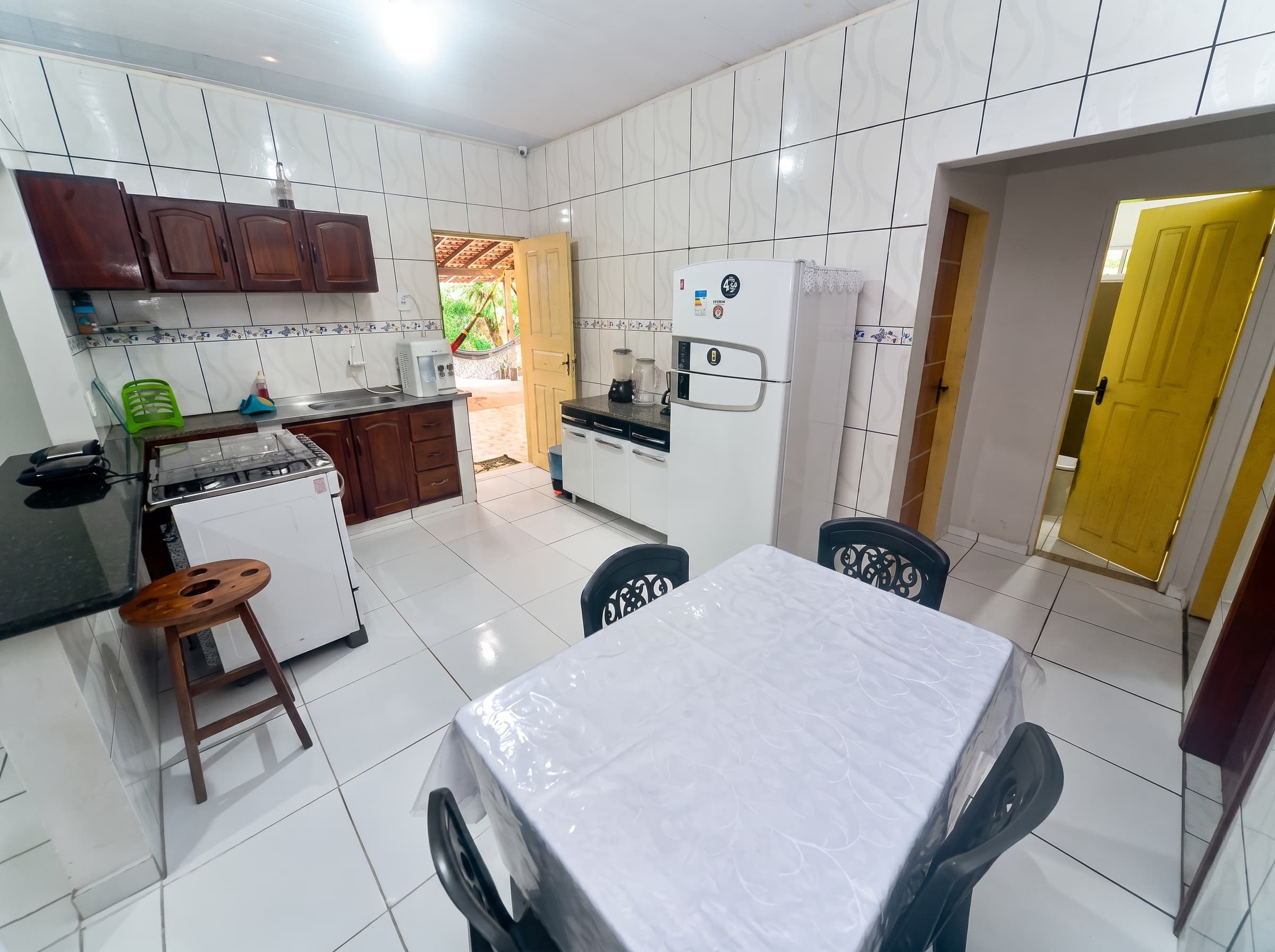 Cozinha do hostel
